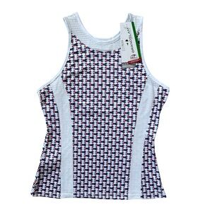 Grand Slam Geometric Print Tennis Pickleball Tank